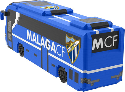 Licencia Oficial BRXLZ Piedras 3D Fútbol Autocar Kit De Construcción (Malaga CF)