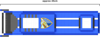 Licencia Oficial BRXLZ Piedras 3D Fútbol Autocar Kit De Construcción (Malaga CF)