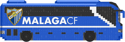 Licencia Oficial BRXLZ Piedras 3D Fútbol Autocar Kit De Construcción (Malaga CF)